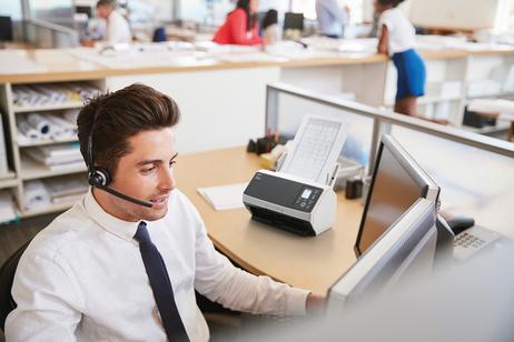 RICOH fi-8170 - dokumentskanner - stasjonær - Gigabit LAN, USB 3.2 Gen 1 (PA03810-B051)