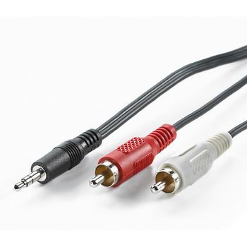 VALUE VAL112     KABEL 3,5 MM ST. JACK/ 2XPHONO   1,5 M. (11.99.4341)