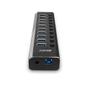 LINDY 10 Port USB 3.0 Hub with  (43370)