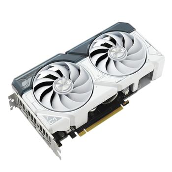 ASUS S Dual GeForce RTX 4060 8GB - White OC Edition - graphics card - GeForce RTX 4060 - 8 GB GDDR6 - PCIe 4.0 - 3 x DisplayPort,  HDMI - white (90YV0JC2-M0NA00)