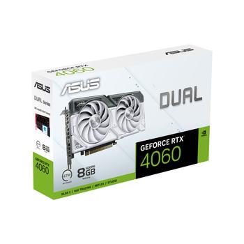 ASUS DUAL GeForce RTX 4060 White 8GB GDDR6 1xHDMI 3xDP (90YV0JC3-M0NA00)