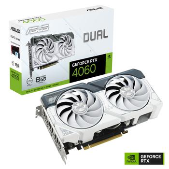 ASUS DUAL GeForce RTX 4060 White 8GB GDDR6 1xHDMI 3xDP (90YV0JC3-M0NA00)