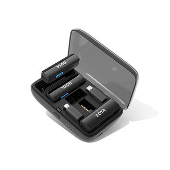 BOYA Microphone Wireless x2 System BOYALINK 3.5mm, Lightning & USB-C (BOYALINK)