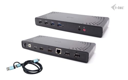 I-TEC USB 3.0/ USB-C/ TB 2X HDMI DOCKING STATION + PD 85W ACCS (CADUALHDMIDOCKPD)