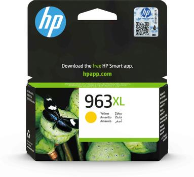 HP 963XL Yellow High Yield Ink Cartridge 23ml for HP OfficeJet Pro 9010/9020 series - 3JA29AE (3JA29AE)