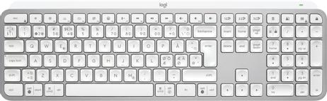 Logitech MX Keys S - tastatur - QWERTY - Nordisk (dansk/ finsk/ norsk/ svensk) - blekgrå (920-011582)