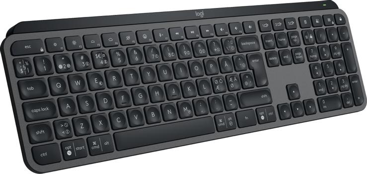 Logitech MX Keys S - tastatur - QWERTY - Nordisk (dansk/ finsk/ norsk/ svensk) - grafitt (920-011581)