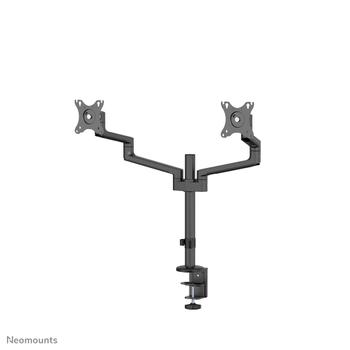 Neomounts by Newstar Screen Desk Mount 17-27inch clamp+grommet 2 screens Black (DS60-425BL2)