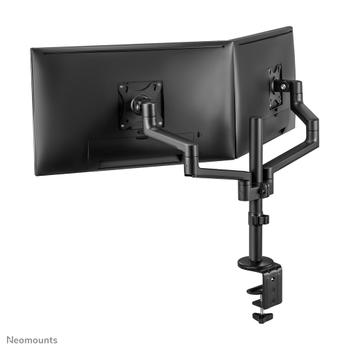 Neomounts by Newstar Screen Desk Mount 17-27inch clamp+grommet 2 screens Black (DS60-425BL2)