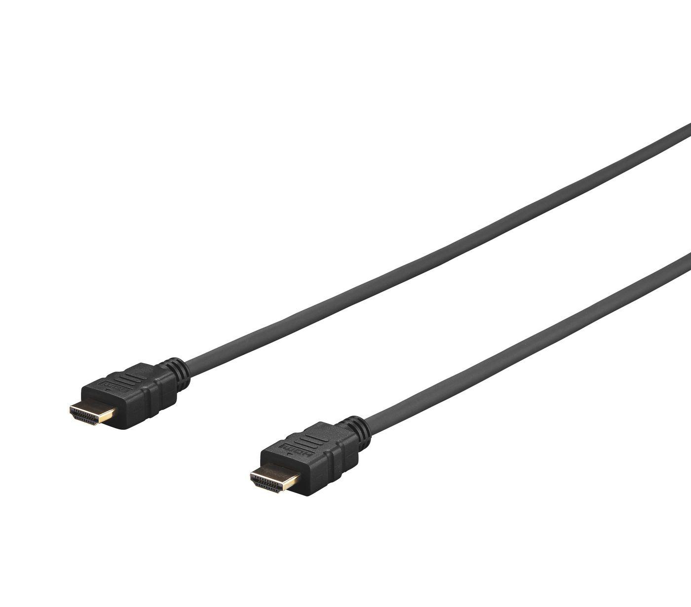 Pro HDMI Slim - HDMI-kabel - HDMI hann til HDMI hann - 1 m - skjermet - svart - formstøpt