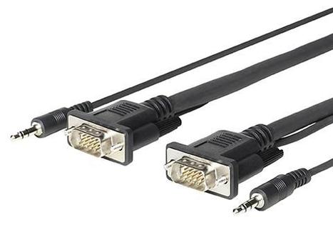 VIVOLINK Prof VGA kabel m/lyd Han/Han 1,8 meter (PROVGAMCS1.8)