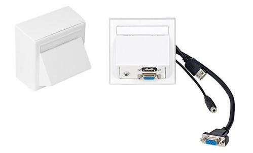 VIVOLINK Wall Connection Box VGA, USB, (WI221183)