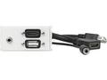 VIVOLINK Outlet Panel HDMI, USB, AUD