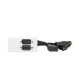 VIVOLINK Outlet Panel Displayport+HDMI