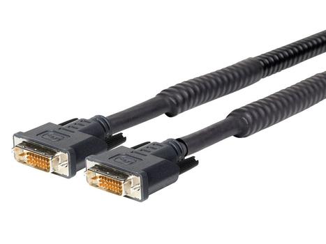 VIVOLINK Pro - DVI-kabel - DVI-D (han) til DVI-D (han) - 20 m - tommelskruer,  4K support (PRODVIAM20)