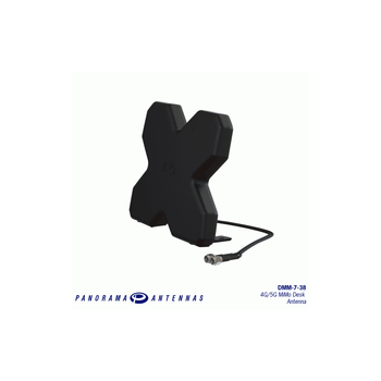 PANORAMA ANTENNAS DMM-7-38-2SP - Antenna - cellular - 4 dBi - window, desk-mountable,  laptop - black (DMM-7-38-2SP)