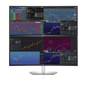DELL 38" Skærm U3824DW - 3840x1600 (WQHD+) - IPS Black - 90W USB-C HUB - Curved - Silver - 5 ms (DELL-U3824DW)