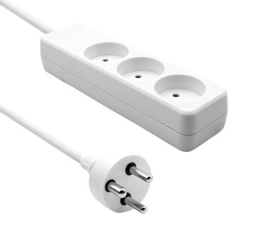 ProXtend Danish Power Strip 3-way 4M (K3-K04W)