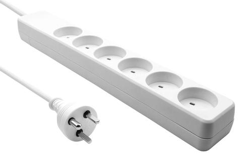 ProXtend Danish EDB Power Strip 6-way  (KIT6-KIT04W)