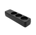 ProXtend Danish Power Strip 3-way Black