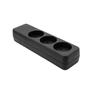 ProXtend Danish Power Strip 3-way Black