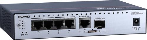 HUAWEI S5731-L4P2HT-RUA (4*10/ 100/ 1000BASE-T ports, PoE++, 1*GE hyb (98011776)