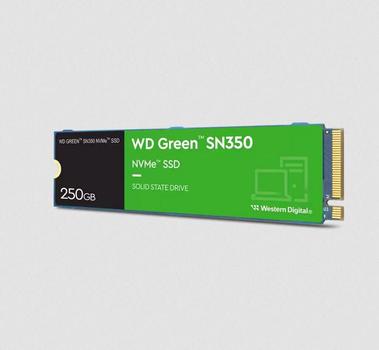 WESTERN DIGITAL WD Green SN350 NVMe SSD 250GB M.2 2280 PCIe Gen3 (WDS250G2G0C)