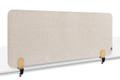 LEGAMASTER ELEMENTS desk divider acoustic 60x160cm beige clamps