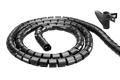DELTACO Cable Spiral Wrap 2.5 m Black