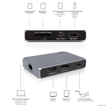 CALDIGIT USB-C SOHO Dock + 0.5m USB-C Cable (500913)