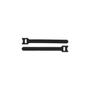 ProXtend Hook and Loop 15cm x 12mm Black 10pcs