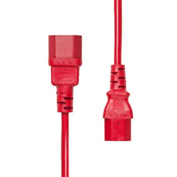 ProXtend Power Extension Cord C13 to C14 1M Red (PC-C13C14-001R)