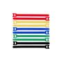 ProXtend Hook and Loop 20cm x 12mm Multi 10pcs