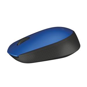 LOGITECH M171 Wireless Bluetooth PC Mouse - Blue - Mus - Optisk - 3 knapper - Sort (910-004640)