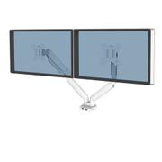 FELLOWES Platinum Series Dual Monitor Arm - White - 8056301 DD