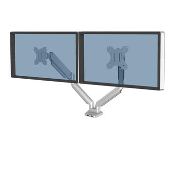 FELLOWES Platinum Series Dual Monitor Arm Silver 8056501 DD (8056501)