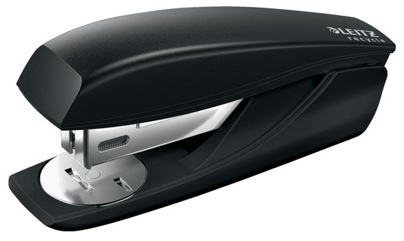 LEITZ NeXXt Recycle Small Stapler 25 Sheets Black - 56060095 (56060095)