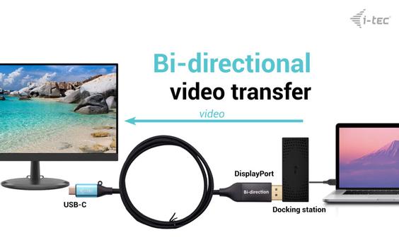 I-TEC USB-C DP CABLE ADAPTER BI-DIRECTIONAL 8K/30HZ 150CM CABL (C31CBLDP8KBIDIR)