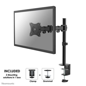 Neomounts by Newstar Flat Desk Mount 1 screen Black (NM-D135BLACK)