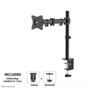 Neomounts by Newstar Flat Desk Mount 1 screen Black (NM-D135BLACK)
