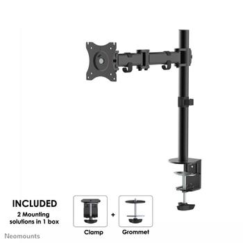 Neomounts by Newstar Flat Desk Mount 1 screen Black (NM-D135BLACK)