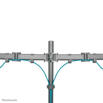 Neomounts by Newstar NEOMOUNTS SELECT Flat Screen Desk Mount 2 screens Silver 16kg (NM-D135DSILVER)