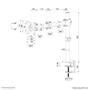 Neomounts by Newstar NEOMOUNTS SELECT NM-D135WHITE Desk Mount Flat Screen Mount 10-30inch (NM-D135WHITE)