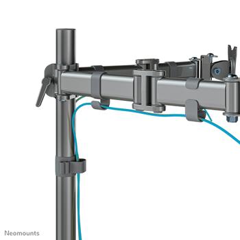 Neomounts by Newstar NEOMOUNTS SELECT Flat Screen Desk Mount 2 screens Silver 16kg (NM-D135DSILVER)