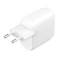 BELKIN DUAL 30W USB-C WALL CHARGER PD 60W WHT