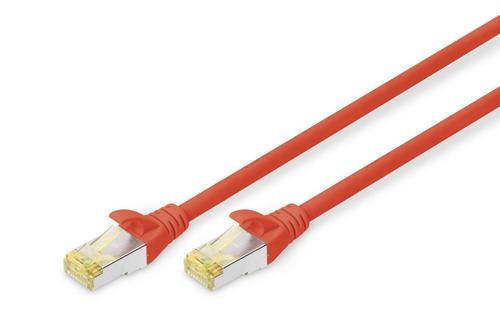DIGITUS S-FTP PatchCord Cat6a. LSZH CU. Red. 10m Factory Sealed (DK-1644-A-100/R)