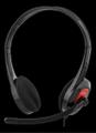 DELTACO Stereo Headset, On-Ear, 1.8m, 3.5mm - Black