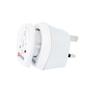 SKROSS Travel adapter World-to-UK/EU Earthed - White