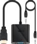 GOOBAY 68793 video cable adapter 0.1 m VGA (D-Sub) HDMI Type A (Standard) Black