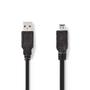 NEDIS USB 2.0 cable, 2m, 480 Mbps - Black